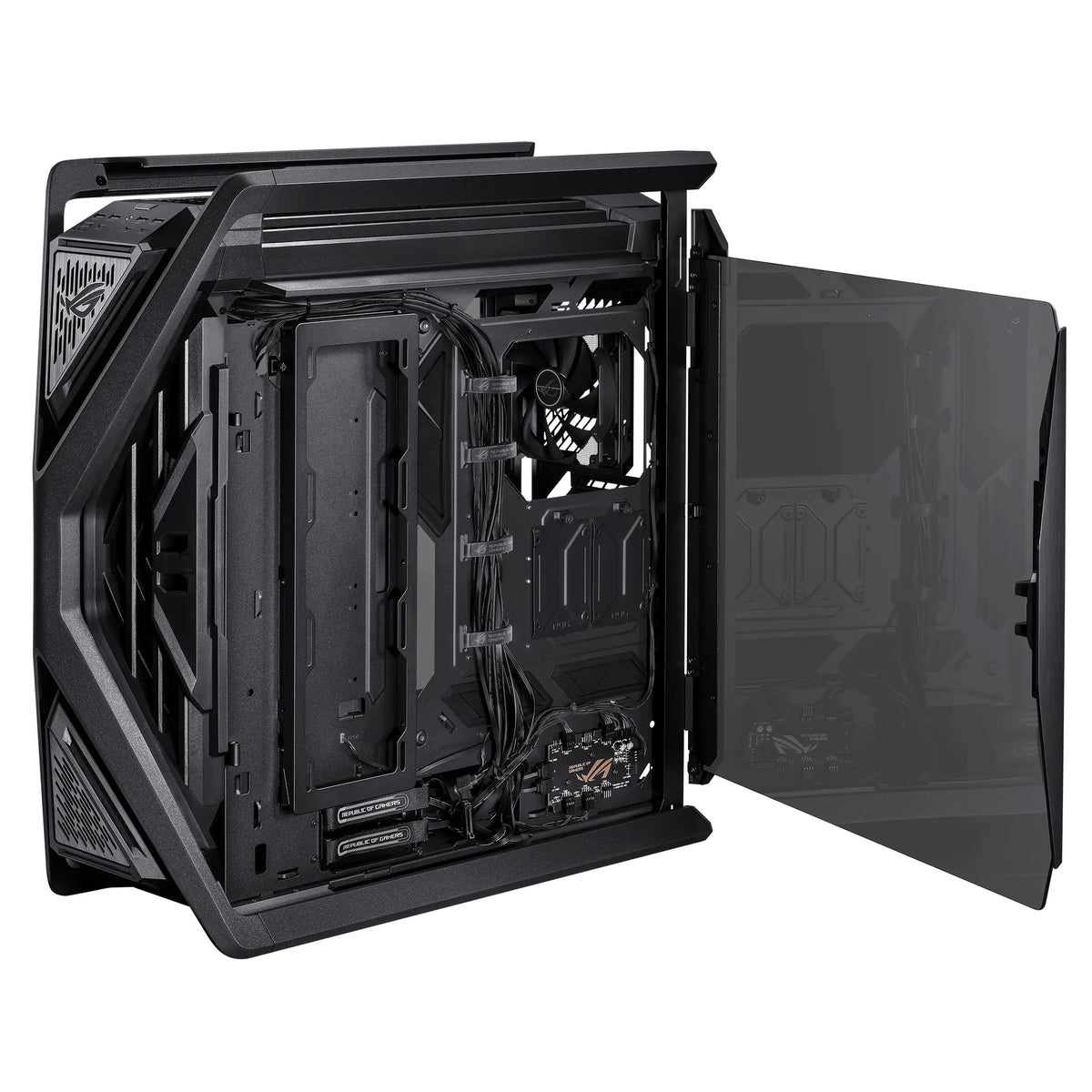 'ASUS Chassis/ EATX/ATX/Micro-ATX/Mini-ITX/Drive Bays:5x2.5'' Bay/2x2.5''/3.5'' Combo Bay. Expansion Slots: 9