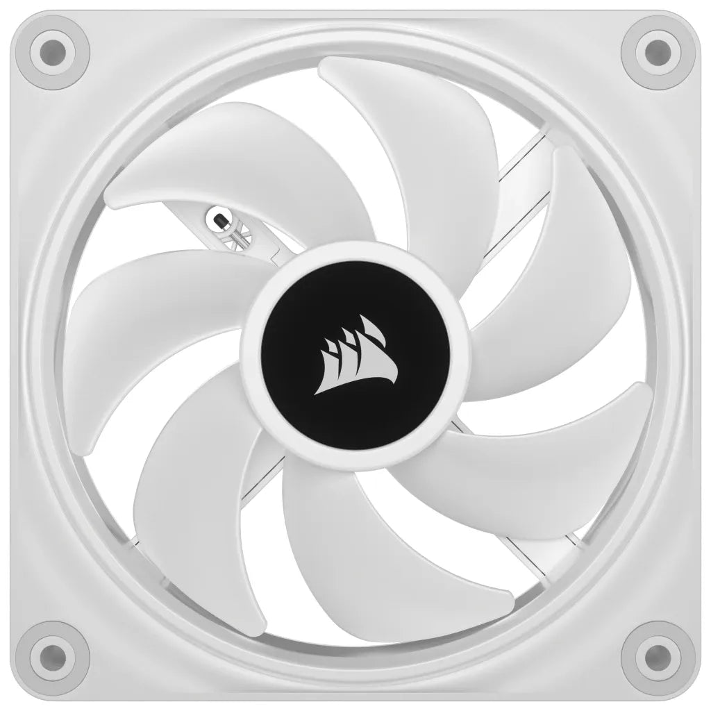 Corsair CO-9051005-WW, Fan, 12 cm, 480 RPM, 2400 RPM, 63.1 cfm, White