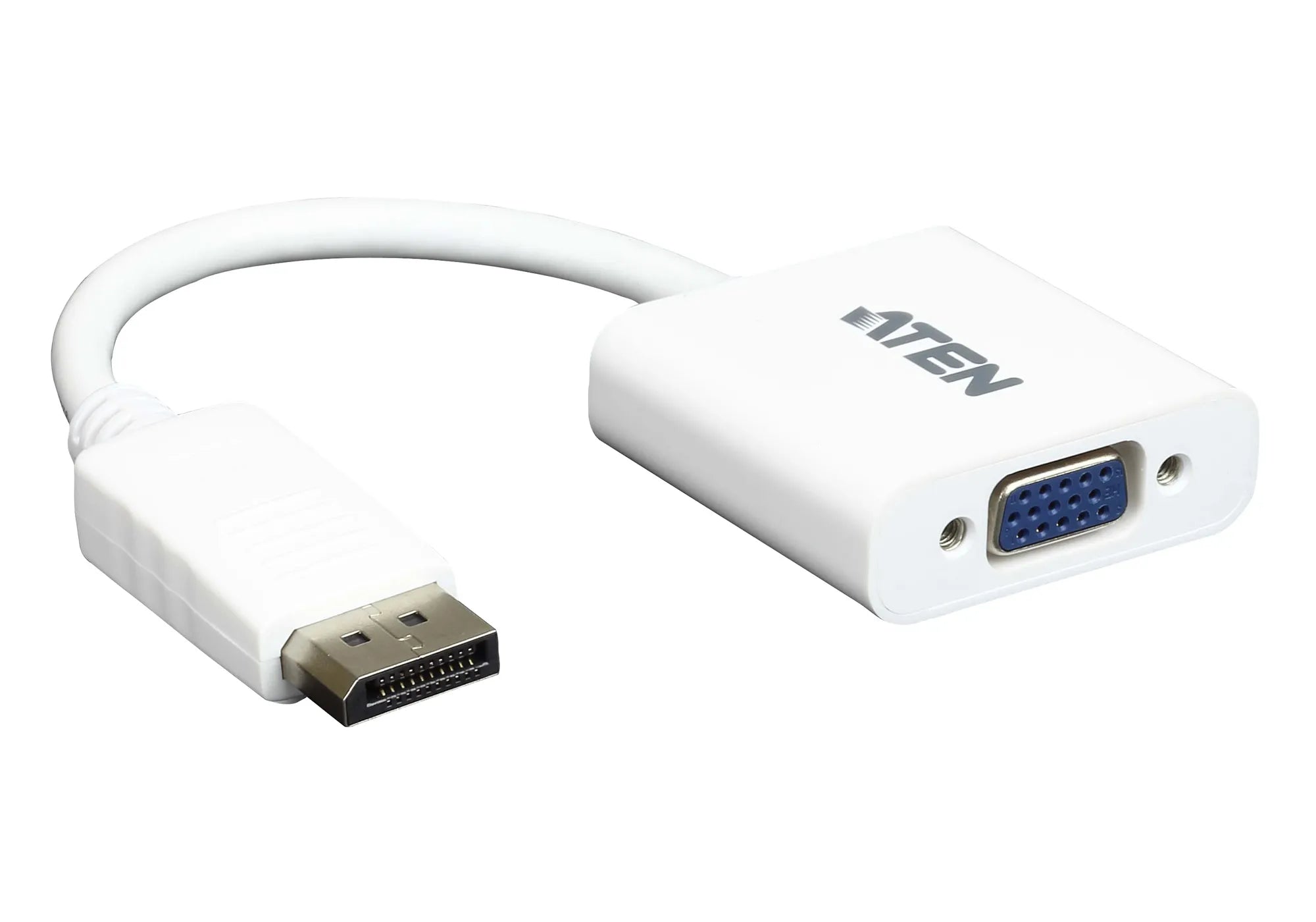 ATEN VC925, DisplayPort, VGA (D-Sub), Male, Female, Straight, Straight