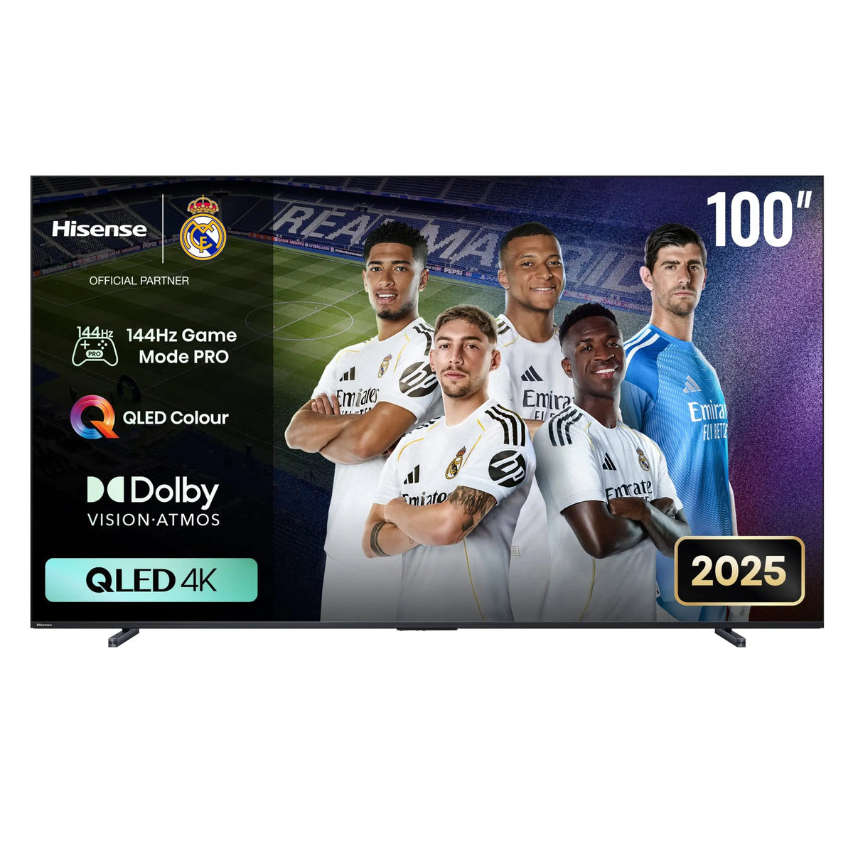 HISENSE LEDN100Q7Q 100'' QLED 144hz 4k Smart 144Hz VRR Game Mode PRO