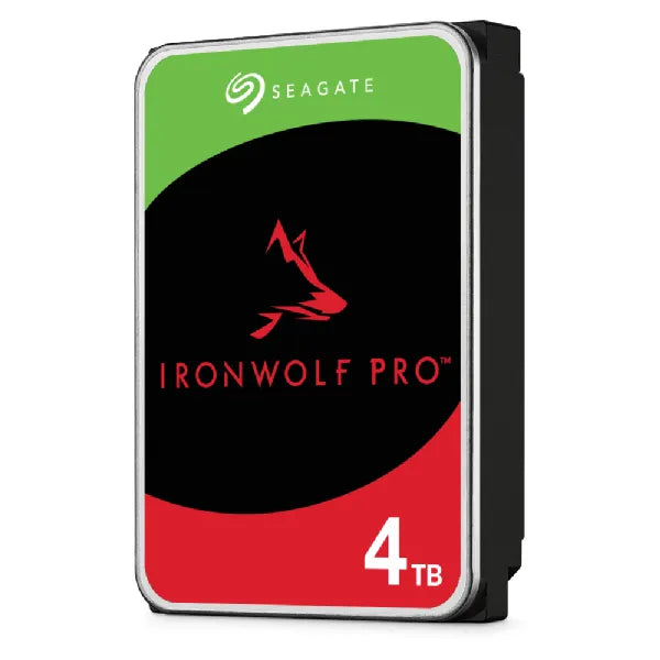 Seagate Ironwolf Pro ST4000NT001 4TB 3.5'' HDD NAS Drives 7200 RPM; SATA 6GB/s Interface; 256MB Cache;550TB/Year; Unlimited Bays