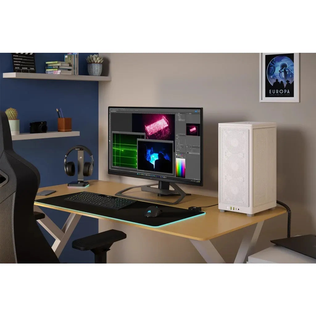 Corsair 2000D AIRFLOW, Small Form Factor (SFF), PC, White, Mini-ITX, 9 cm, 36.5 cm