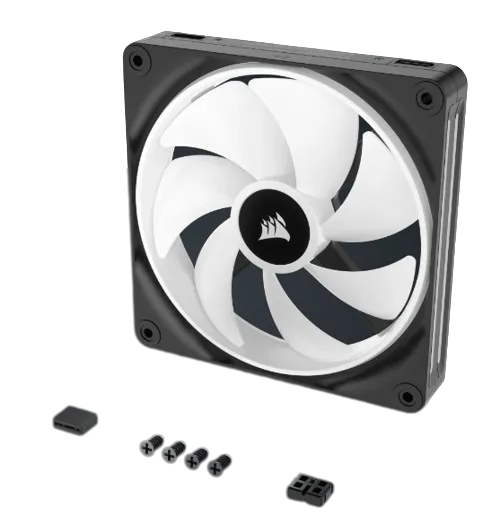 Corsair CO-9051004-WW, Fan, 14 cm, 480 RPM, 2000 RPM, 82.5 cfm, Black, White