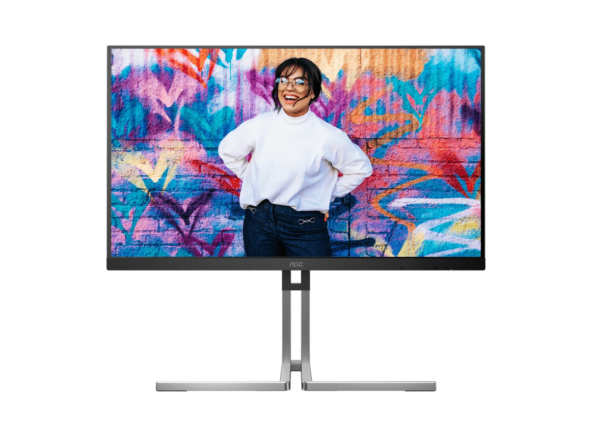 AOC U27U3XD Monitor|27 inch|IPS Dual refresh rate UHD 3840 x 2160 144hz | FHD 288hz|USB-C 90W|HDMI DP|HDR400|HAS|3YR Warranty