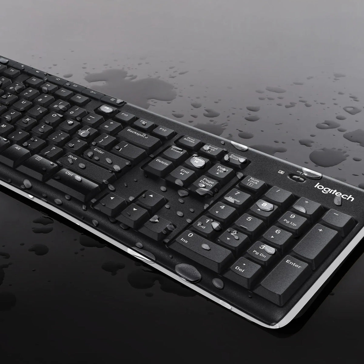 920-004509 - LOGI MK270 Wireless Keyboard and Mouse Combo Nano USB receiver Full size spill resistant