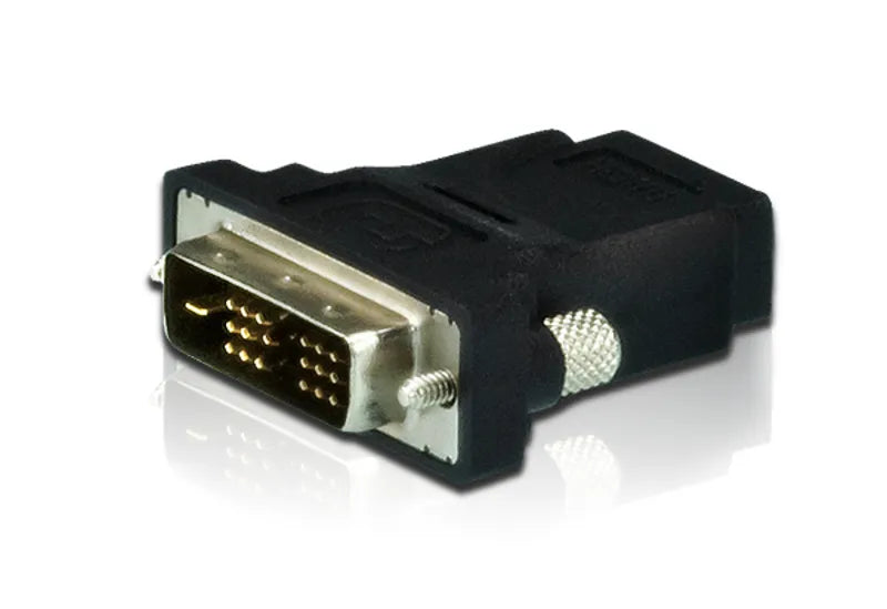 Aten 2A-127G. Maximum video resolution: 1920 x 1200 pixels, Supported video modes: 1080p. Product colour: Black. Host interface: DVI-D, Output interface: HDMI. Width: 40.2 mm, Depth: 44.7 mm, Height: 15.2 mm