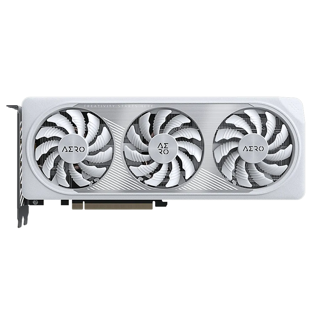 GIGABYTE AERO GeForce RTX 4060 OC 8G, GeForce RTX 4060, 8 GB, GDDR6, 128 bit, 7680 x 4320 pixels, PCI Express 4.0