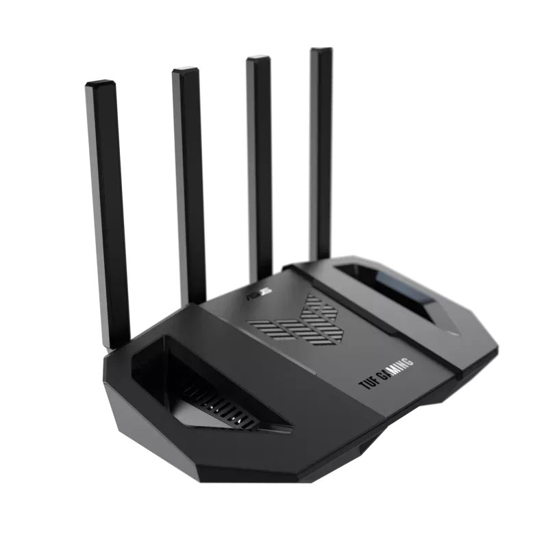 ASUS TUF-BE3600, Wi-Fi 7 (802.11be), Dual-band (2.4 GHz / 5 GHz), Ethernet LAN, Black, Tabletop router