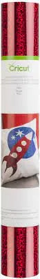 2004137 - Cricut Holographic Sparkle Iron-On 30x60cm (Red)