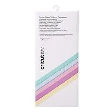 2008872 - Cricut Joy Smart Sticker Cardstock 13.9x33cm 10 Pack (Pastels Sampler)