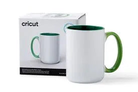 2009395 - Cricut Beveled Ceramic Mug Blank Forest 1pc 425 ml