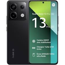 Xiaomi Redmi Note 13 Pro, 12GB RAM, 512GB, 5G OLED LCD, Midnight Black (Open Box Unit)