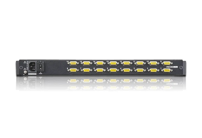 ATEN CL1316, 1280 x 1024 pixels, Rack mounting, 22.9 W, 1U, Black