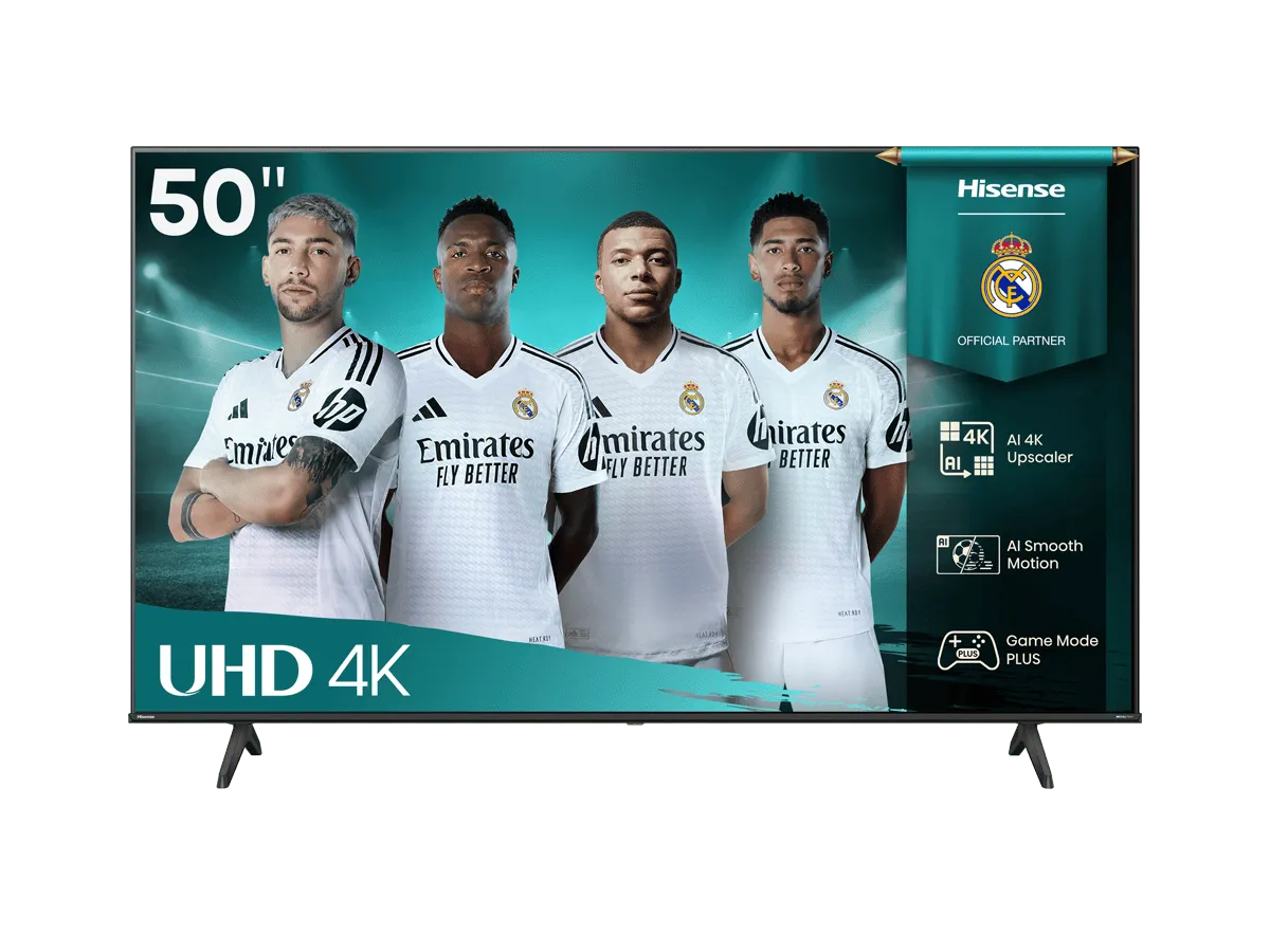 Hisense 50A6Q, 127 cm (50"), 3840 x 2160 pixels, LED, Smart TV, Wi-Fi, Black