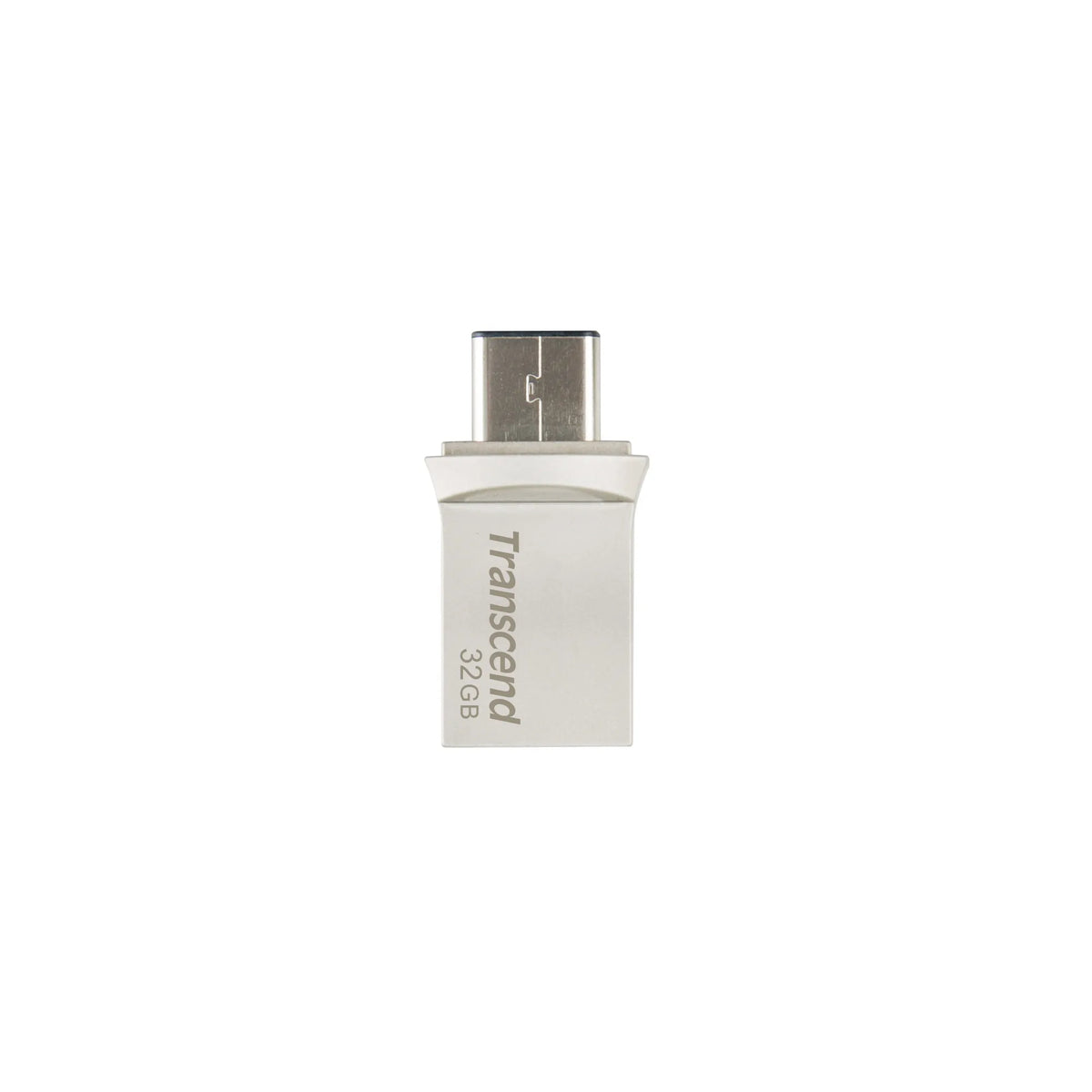 TRANSCEND 128GB JETFLASH 890 USB-C & USB 3.1 OTG FLASH DRIVE - SILVER
