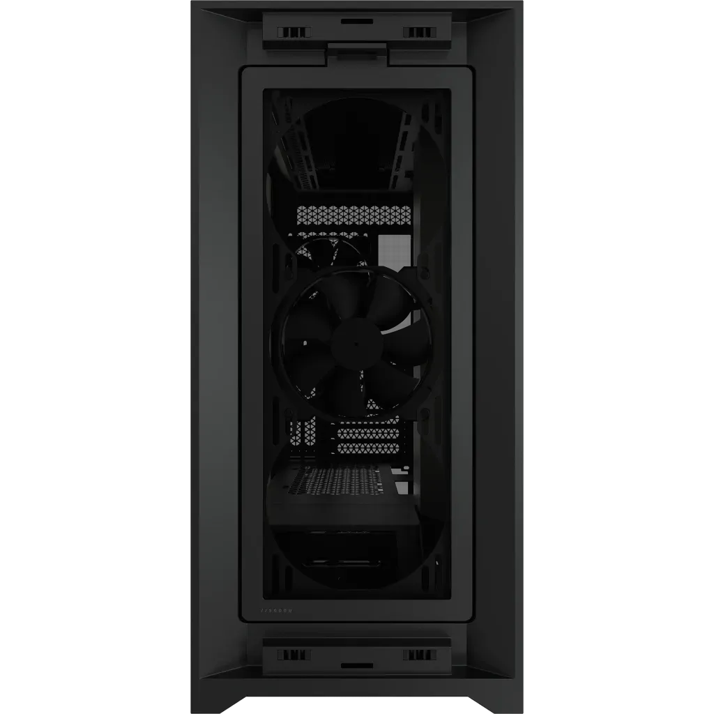 Corsair 5000D AIRFLOW, Midi Tower, PC, Black, ATX, EATX, micro ATX, Mini-ITX, Plastic, Steel, Tempered glass, Gaming