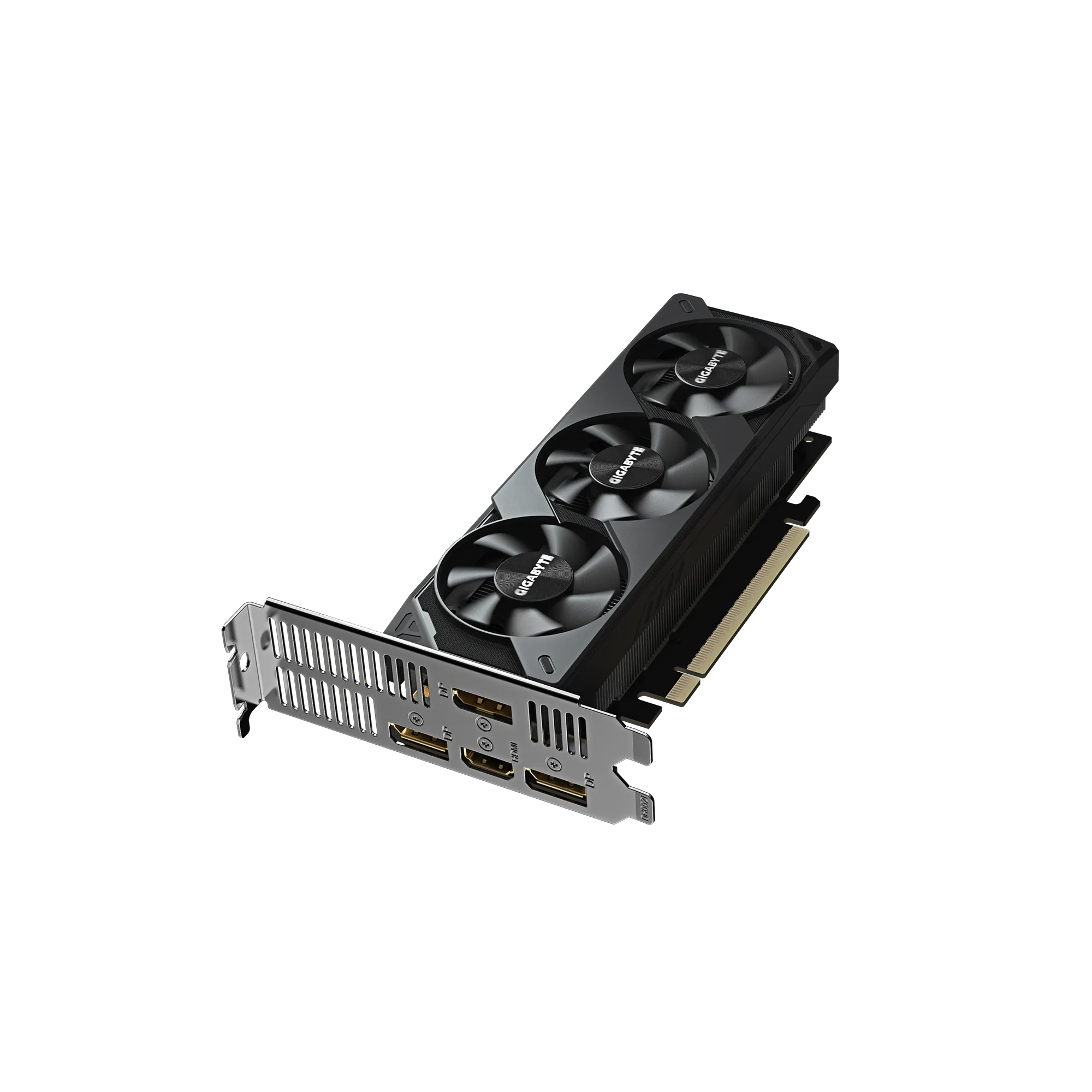 GIGABYTE GeForce RTX 5060 OC Low Profile 8G Graphics Card - 8GB GDDR7, 128bit, PCI-E 5.0, 2512 MHz Core Clock, 3 x DisplayPort, 1 x HDMI, GV-N5060OC-8GL, GeForce RTX 5060, 8 GB, GDDR7, 128 bit, 7680 x 4320 pixels, PCI Express 5.0