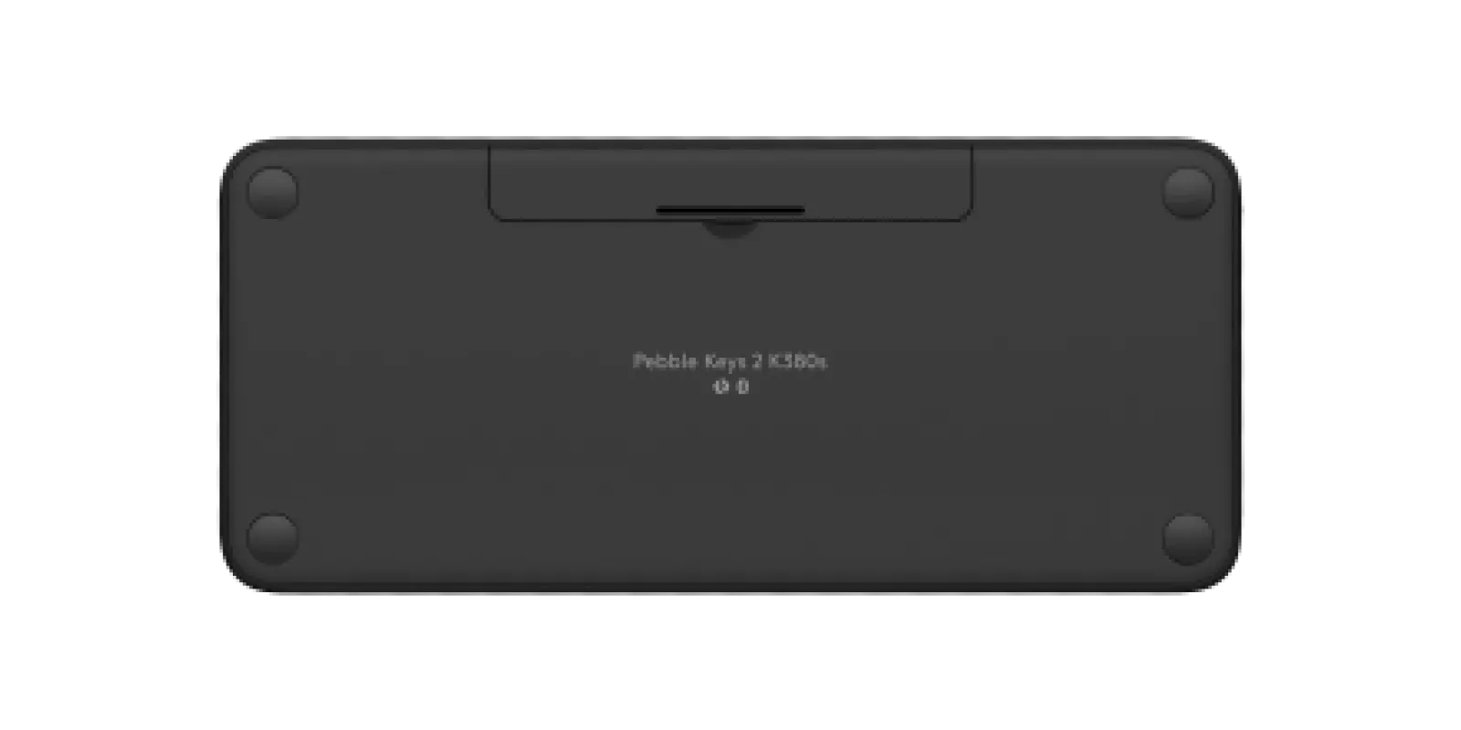 Logitech Pebble Keys 2 K380s, Mini, Wireless, RF Wireless + Bluetooth, Scissor key switch, QWERTY, Graphite