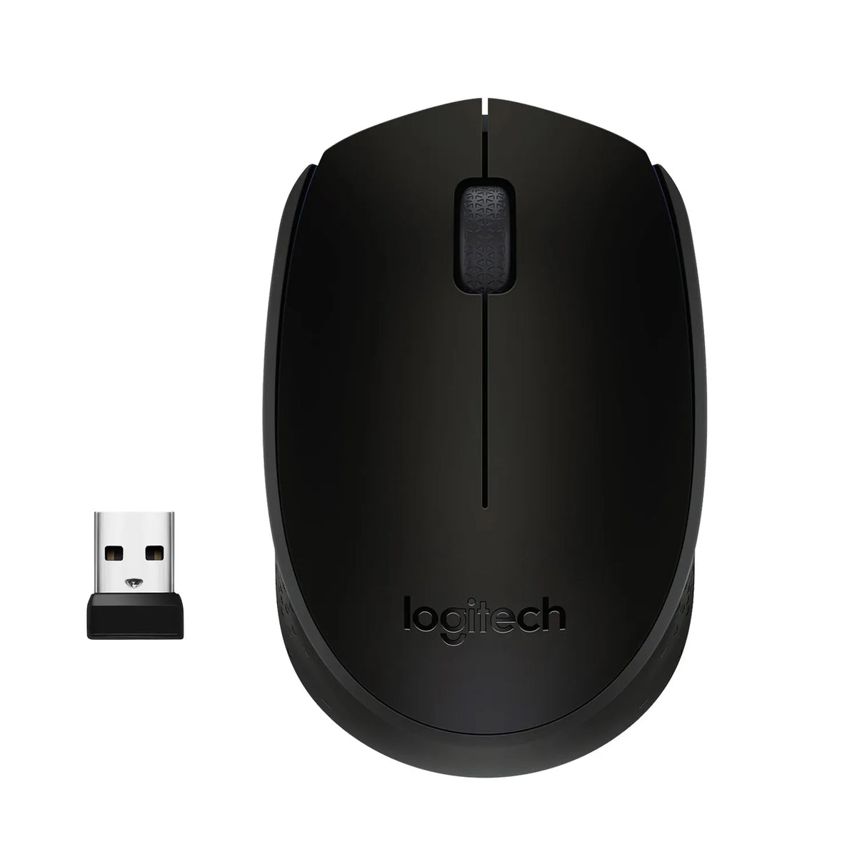 LOGI M171 910-004424 Wireless mouse (Black) Nano USB receiver 3 buttons optical .