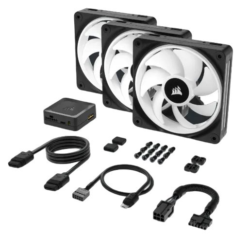 Corsair Air CO-9051002-WW, Fan, 12 cm, 480 RPM, 2400 RPM, 37 dB, 63.1 cfm
