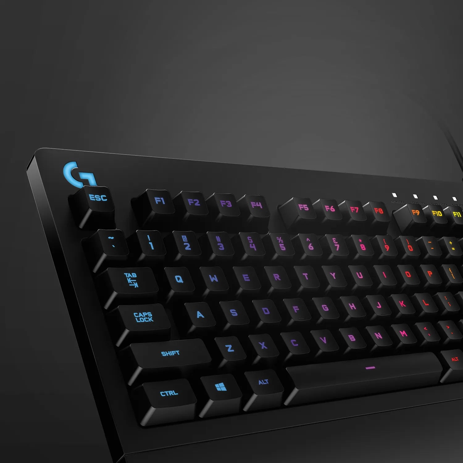Logitech G G213 Prodigy Gaming Keyboard, Full-size (100%), Wired, USB, QWERTY, RGB LED, Black