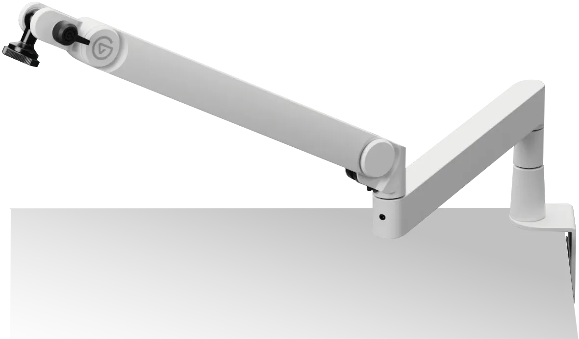 Elgato Wave Mic Arm Pro - Studio-grade boom arm; 780 mm Horizontal reach; 750 mm vertical reach; 150 mm Riser extension - White