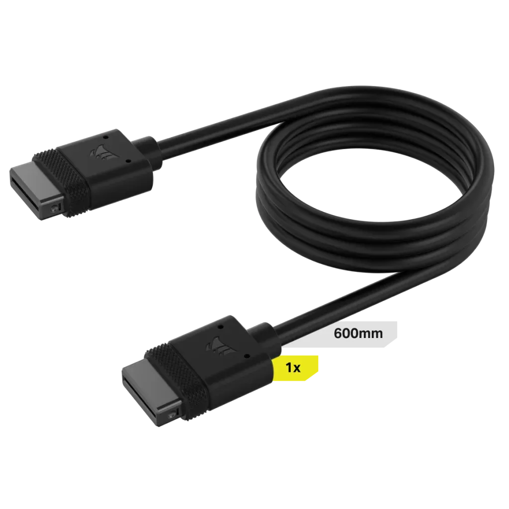 Corsair CL-9011119-WW, Black, Male, Male, 1 pc(s)