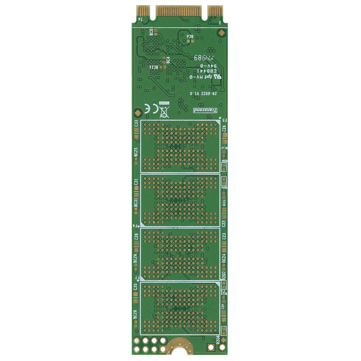 TRANSCEND 240GB MTS820 SATA3 M.2 2280 SSD - TLC - CACHELESS