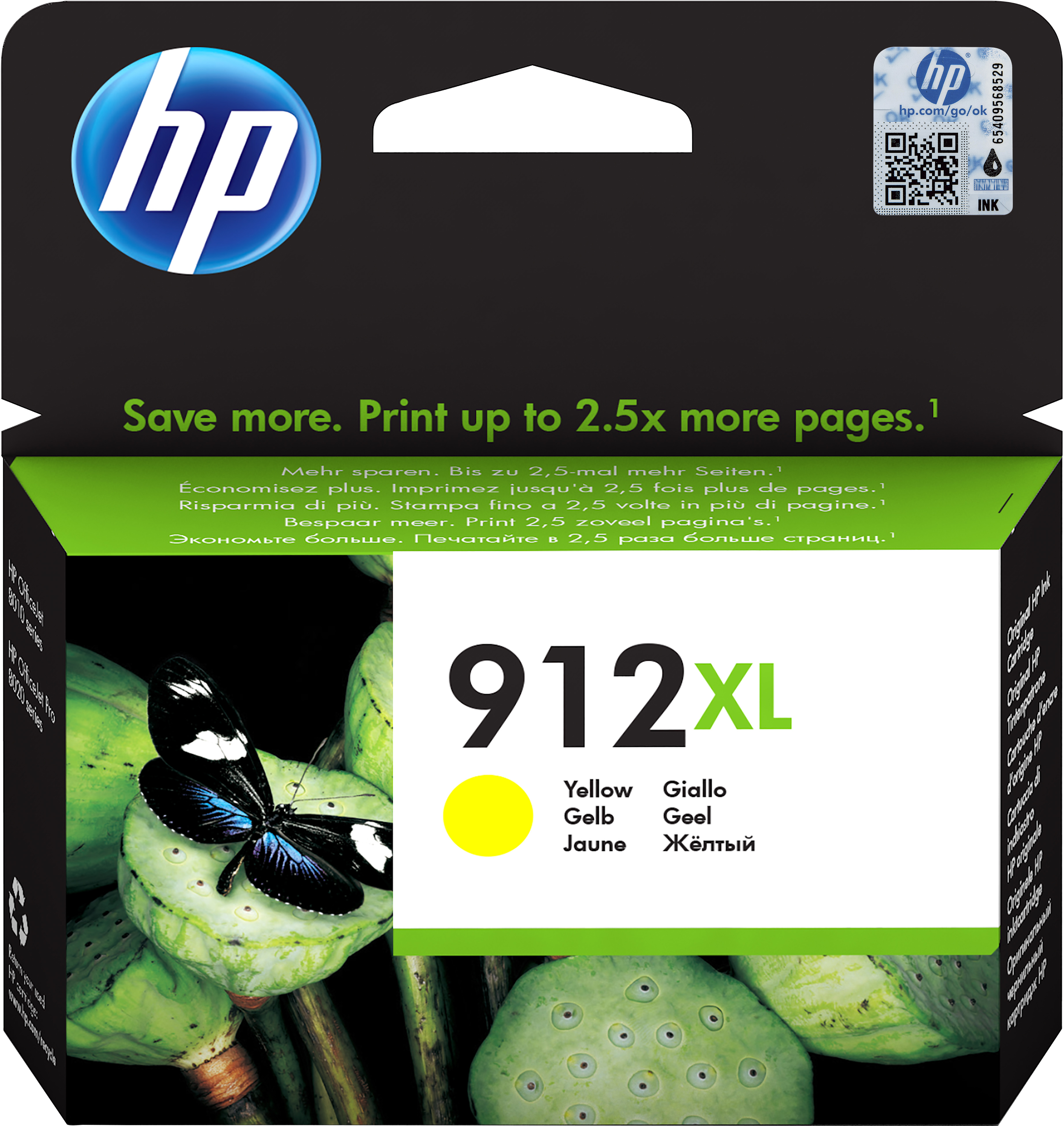HP 912XL High Yield Yellow Original Ink Cartridge