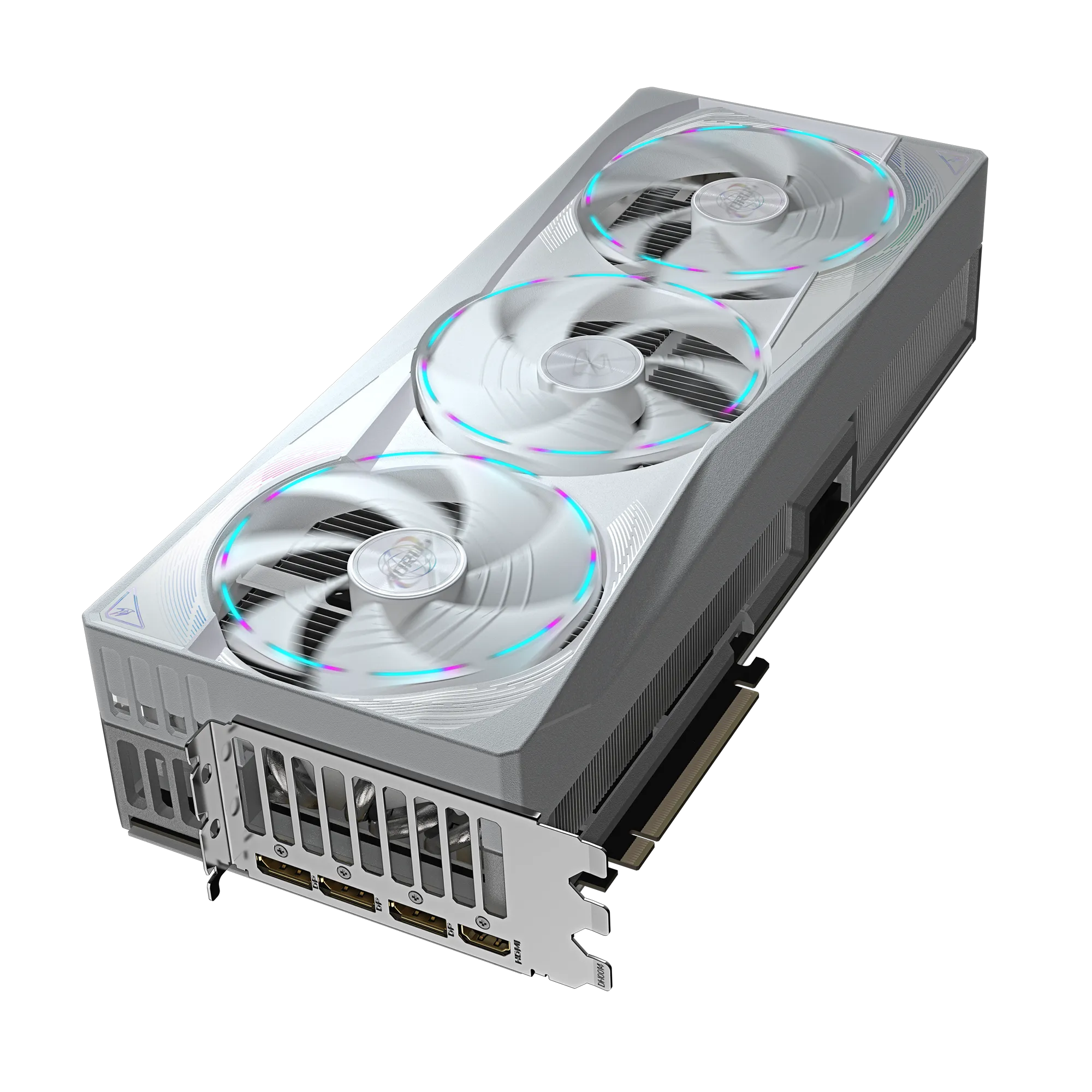 GIGABYTE AORUS GeForce RTX 5090 MASTER ICE 32G Graphics Card - 32GB GDDR7, 512bit, PCI-E 5.0, 2655MHz Core Clock, 3 x DP 2.1a, 1 x HDMI 2.1b, NVIDIA DLSS 4, GV-N5090AORUSM ICE-32GD, GeForce RTX 5090, 32 GB, GDDR7, 512 bit, 7680 x 4320 pixels, PCI Express x16 5.0