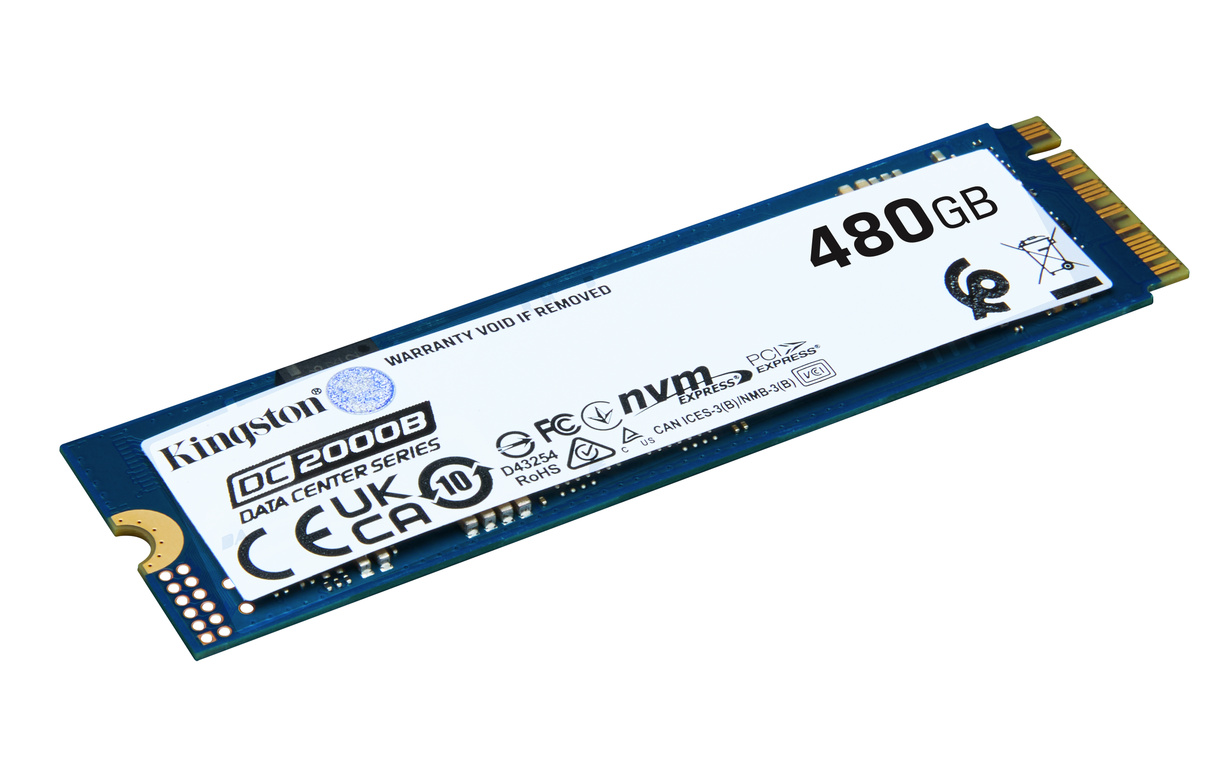 Kingston 480G DC2000B PCIe 4.0 M.2 2280 Enterprise SSD