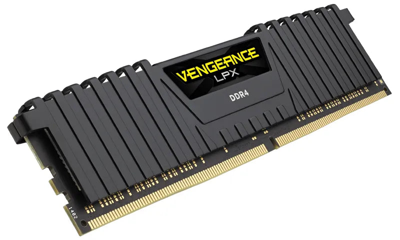 Corsair VENGEANCE® LPX 8GB (1 x 8GB) DDR4 DRAM 3000MHz C16 Memory Module16-20-20-38; 1.2V; Black
