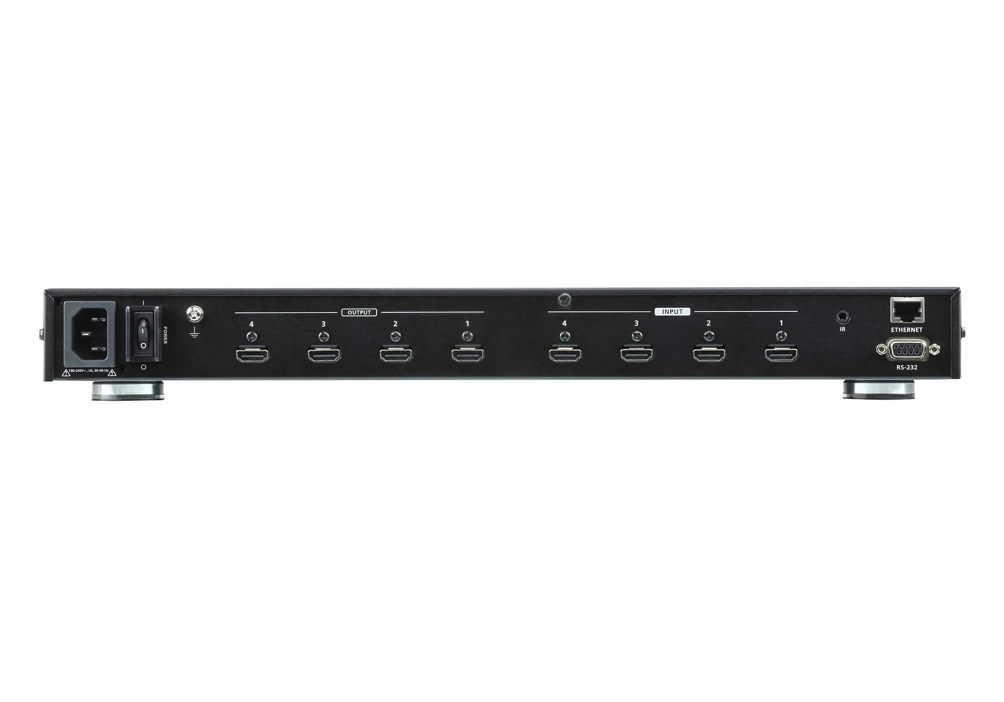 ATEN VM0404HB, HDMI, Metal, Black, 15 m, 600 MHz, 4096 x 2160 pixels