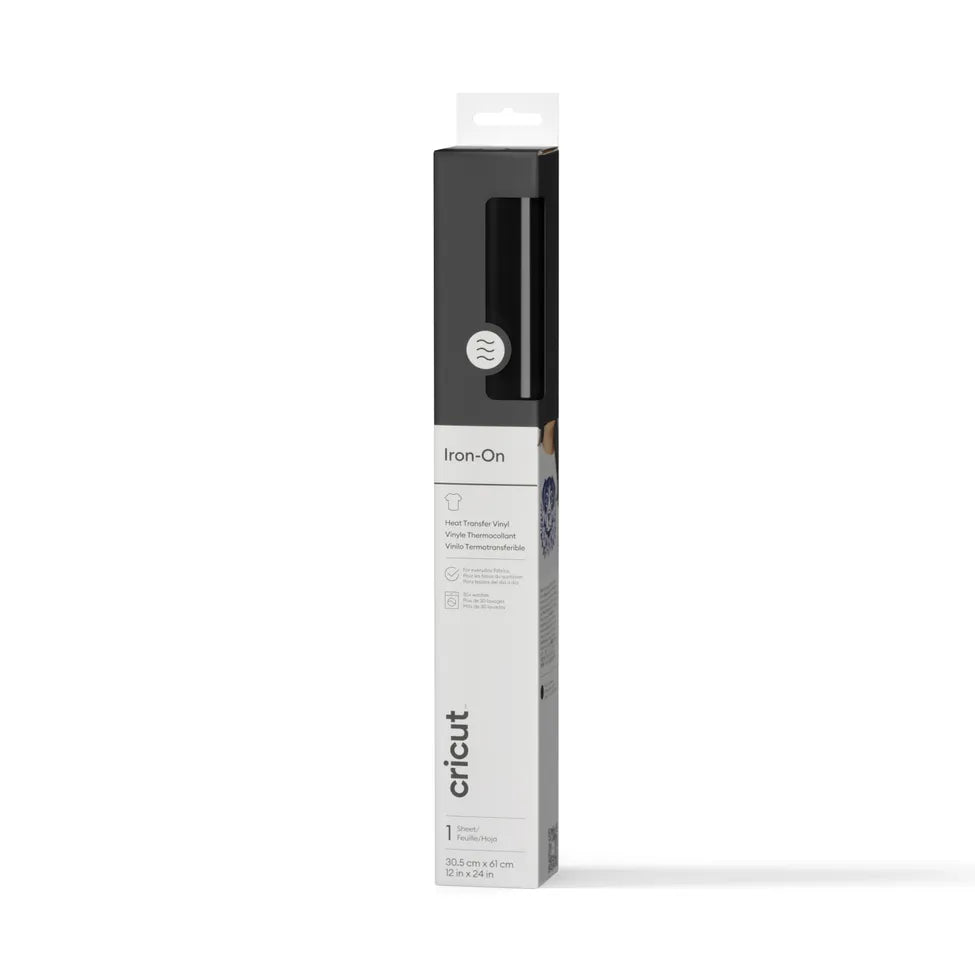 Cricut 2011327, Heat transfer vinyl roll, Black, Monochromatic, 305 mm, 610 mm