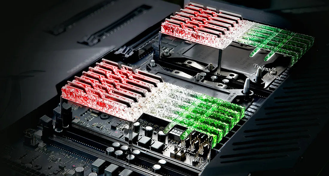G.Skill Trident Z Royal F4-3600C18D-32GTRS, 32 GB, 2 x 16 GB, DDR4, 3600 MHz, 288-pin DIMM