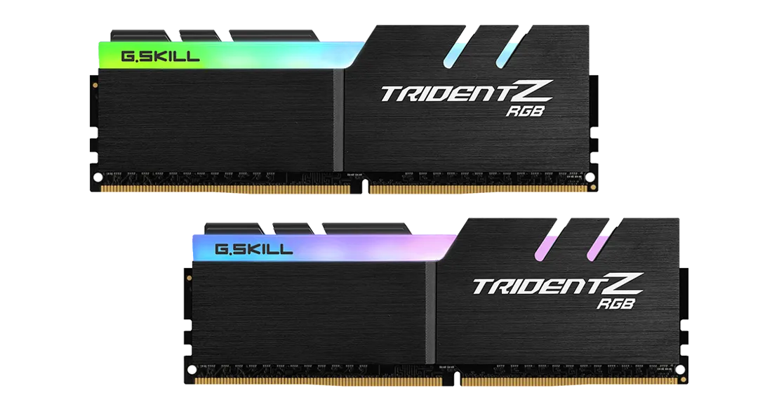 G.Skill Trident Z RGB F4-4000C18D-16GTZRB, 16 GB, 2 x 8 GB, DDR4, 4000 MHz, 288-pin DIMM