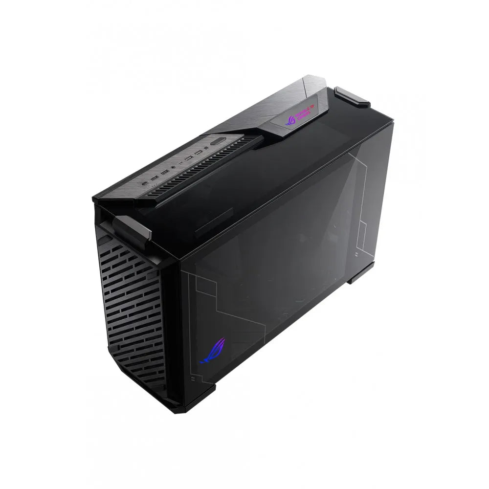 ASUS ROG Z11, Mini Tower, PC, Black, Mini-DTX, Mini-ITX, Acrylonitrile butadiene styrene (ABS), Aluminium, Steel, Tempered glass, 13 cm