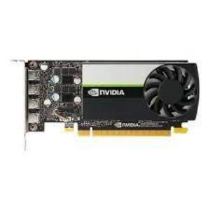 NVIDIA Quadro T1000 (4GB GDDR-6), 4x mDP1.4 Ports, PCI Express 3.0 x16 Low-Profile (w/ LP Bracket), Workstation Graphics Card / GPU (4x Mini Display Ports)