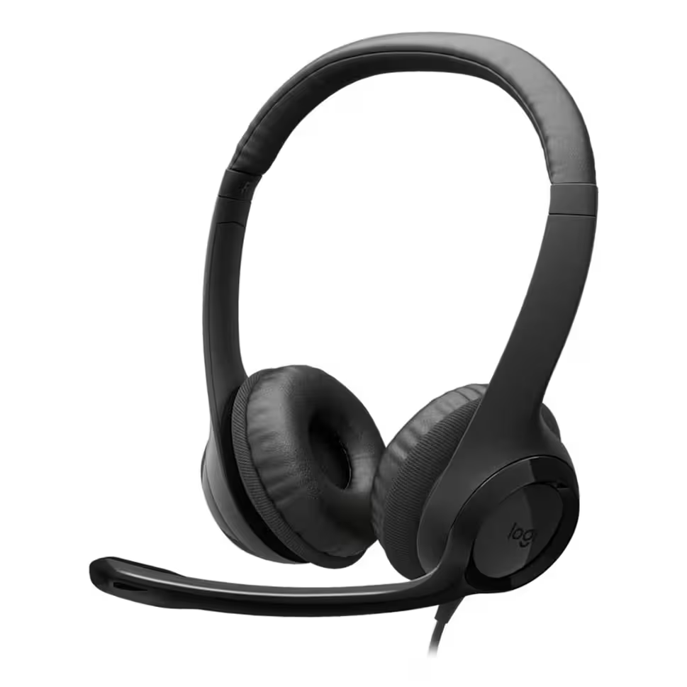 Logitech H390 USB-C Noise- Cancelling Mic Computer Headset