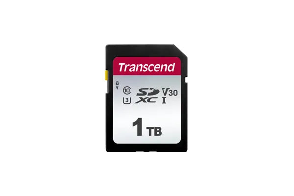 TRANSCEND 300S 1 TB UHS-1 CLASS 10 U1 U3 V30 SDXC CARD 3D NAND