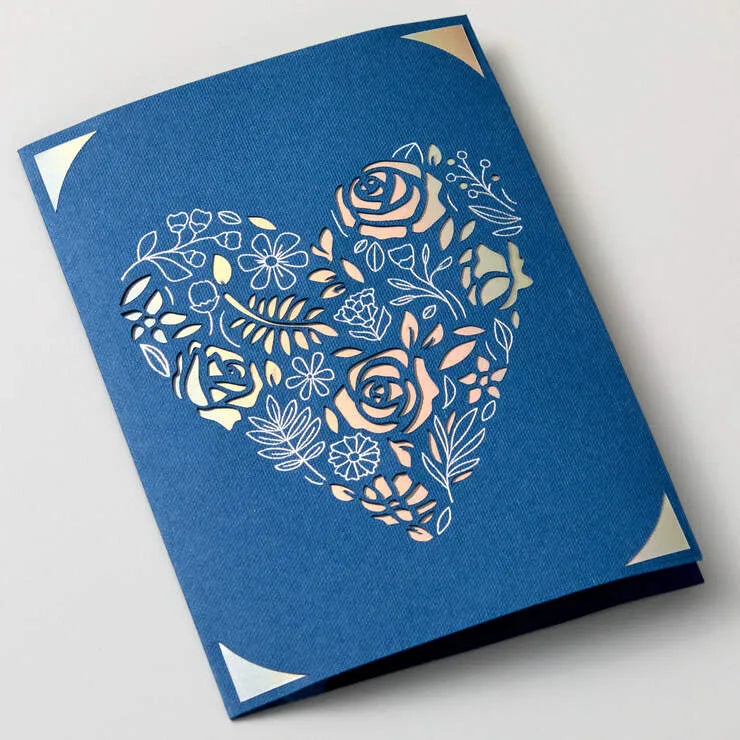 2009480 - Cricut Insert Cards Foil Royal Flush R40 12.1x16.8cm 12-Pack