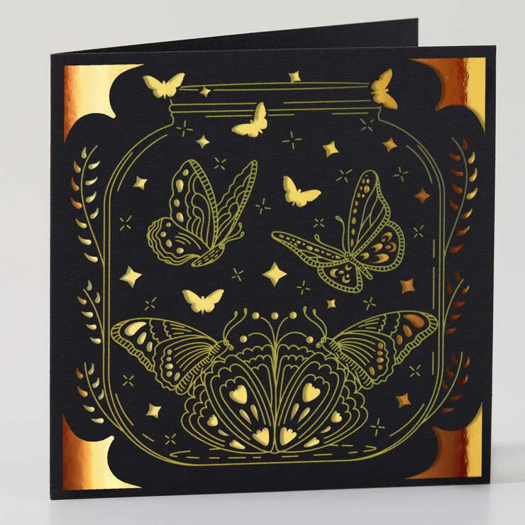 2009477 - Cricut Insert Cards Foil Celebration R40 12.1x16.8cm 12-Pack