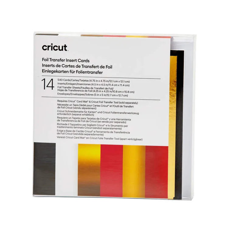 2009481 - Cricut Insert Cards Foil Royal Flush S40 12.1x16.8cm 14-Pack