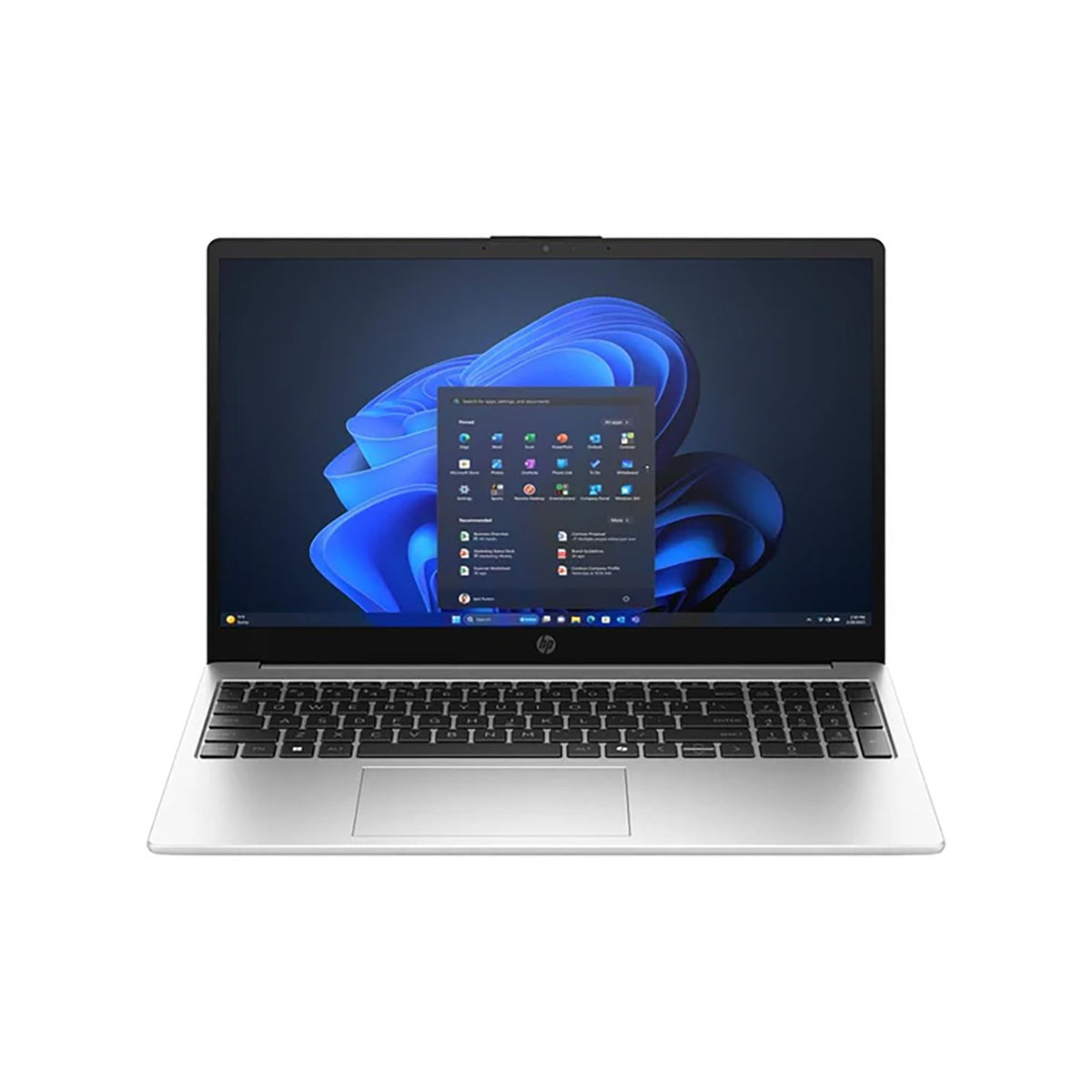 HP 250R G10 15.6" Core 3 100U 8GB 512GB Win 11 Pro Silver Notebook