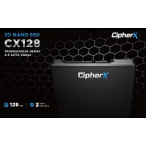 128GB CipherX, CX128 PRO 2.5", 3D NAND TLC, NANDXtend ECC Data Protect, SLC Caching, SATA-6Gbps, (TCG, AES Encryption Feature) SSD