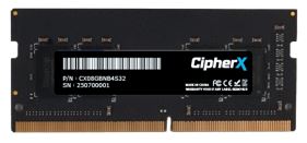 32GB CipherX Professional Series, DDR4 (3200Mhz) SODIMM, Notebook Memory Module