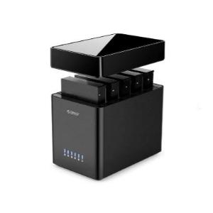 ORICO USB Mass Storage Device, 3.5" 5-Bay (Up to 100TB, with 20TB HDD support), Magnetic-type (Tool free) Drive-Add On, USB Type-C, HDD Storage Enclosure