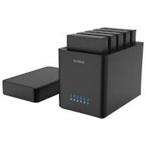 ORICO 3.5", 5 Bay LFF, (Up to 100TB, with 20TB HDD support), Magnetic-type (Tool free), USB Type-3.0, Hard Drive Enclosure