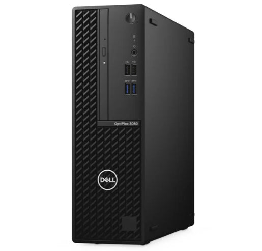 OptiPlex 3080 SFF, Intel i3-10105, 8GB, 512GB SSD, DVDRW, Win11Pro, Desktop PC, Keyboard and Mouse Incl, (1 x HDMI Port, 1 x Display Port)
