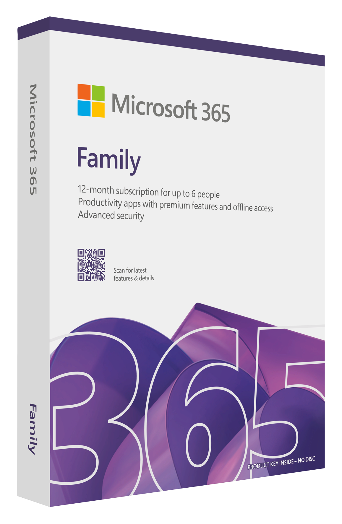 Microsoft M365 Family English Subscri 1Yr Africa only Medialess